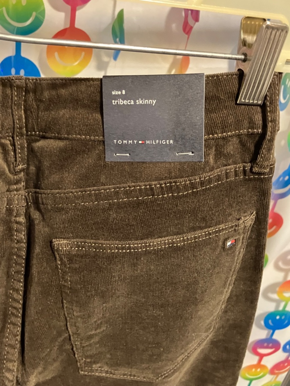NWT Tommy Hilfiger Tribeca Skinny Corduroy Pants (Size 8) - Picture 6 of 14
